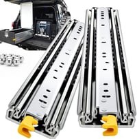 QWEZIX Nehéz terhelésű fiók csúszka zárral 457mm teljes kihúzás 220kg 1