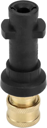 QWORK 1/4 Hüvelyk Sárgaréz Gyorscsatlakozó Kärcher K2 K3 K4 K5 K6 K7 Nyomásmosóhoz - 1/4 pulgada, Brass 2