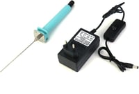QWORK 10cm elektromos hungarocell vágó 100-240V 15W EU csatlakozó 4
