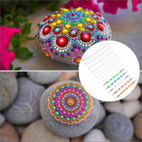 QWORK 13 részes Mandala Dotting Tool szett körömművészethez és festéshez 3