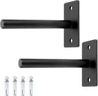 QWORK 2 db falra szerelhető súlytárcsa tartó 2,5-5 cm-es tárcsákhoz 220 kg 1