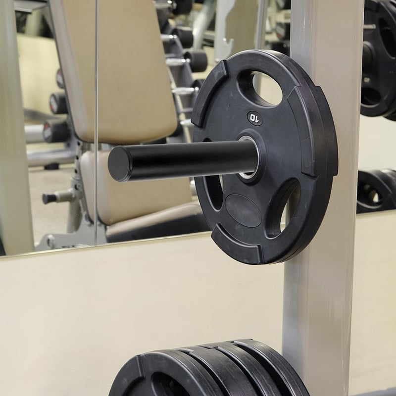QWORK 2 db falra szerelhető súlytárcsa tartó 2,5-5 cm-es tárcsákhoz 220 kg