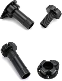 QWORK 20 darabos bútor láb szett 100-120mm állítható magasság 5