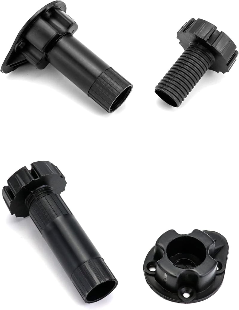 QWORK 20 darabos bútor láb szett 100-120mm állítható magasság