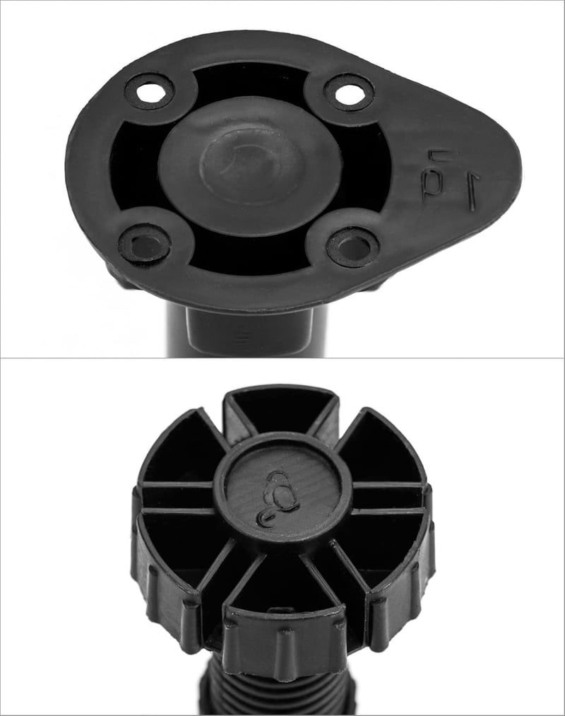 QWORK 20 darabos bútor láb szett 100-120mm állítható magasság