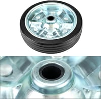 QWORK 200x50mm Pótkocsi Vonóhorog Kerék 680kg Terhelhetőség Gumibetét 3