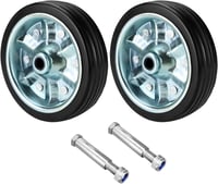 QWORK 200x50mm Pótkocsi Vonóhorog Kerék 680kg Terhelhetőség Gumibetét 1