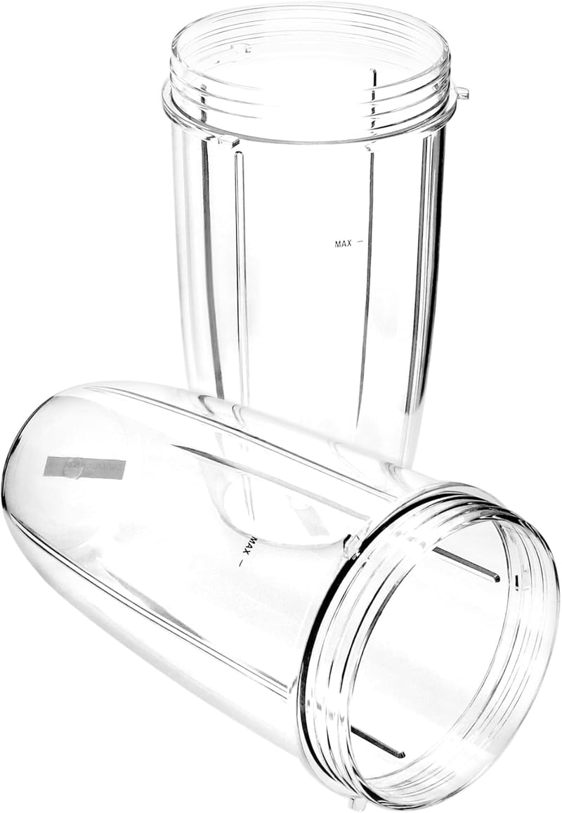 QWORK 2db 32oz Turmixgép Pohár NutriBullet 900W/600W Kompatibilis Alkatrész