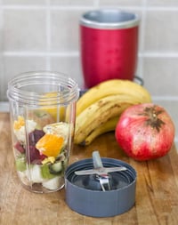 QWORK 2db 32oz Turmixgép Pohár NutriBullet 900W/600W Kompatibilis Alkatrész 4
