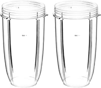 QWORK 2db 32oz Turmixgép Pohár NutriBullet 900W/600W Kompatibilis Alkatrész 1