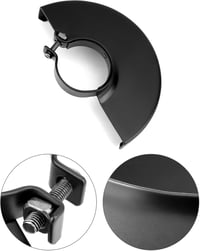 QWORK 2db fekete sarokcsiszoló védőburkolat 115-125mm-es csiszolókoronghoz 5