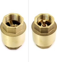 QWORK 3/4 Hüvelyk Visszacsapó Szelep Visszafolyás Gátló Sárgaréz DN20 - G3/4 5