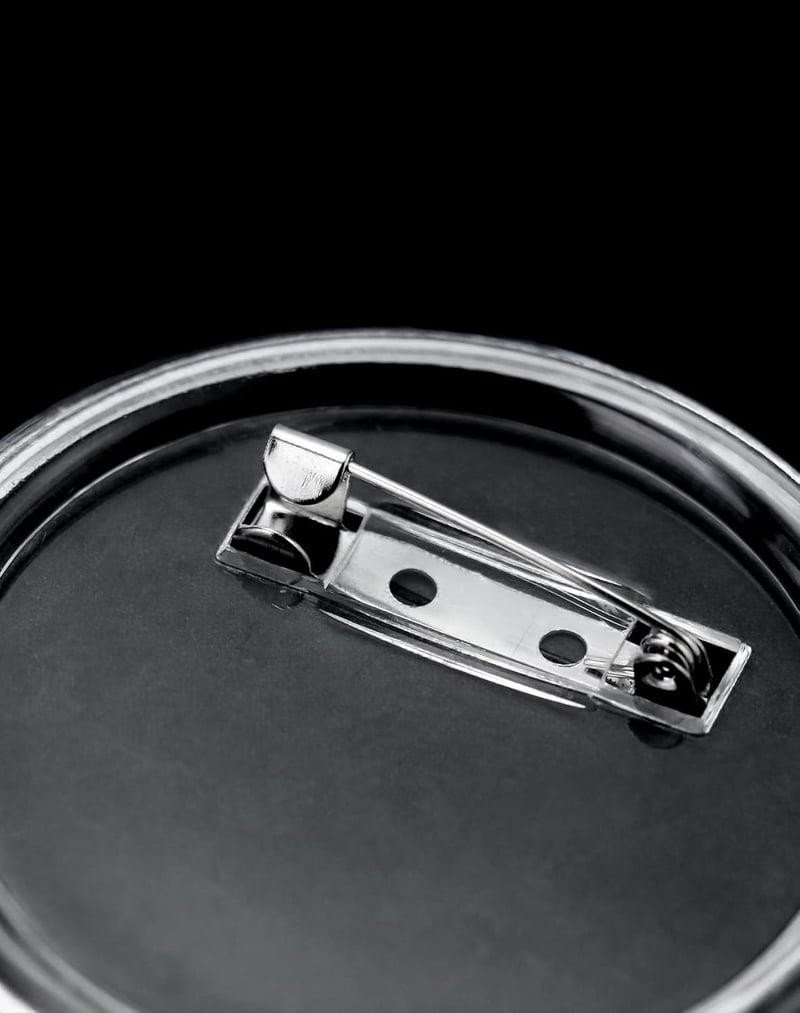 QWORK 30 Darabos Gomb Készlet 60mm Átlátszó Kitűző DIY Kézműves Alkotáshoz