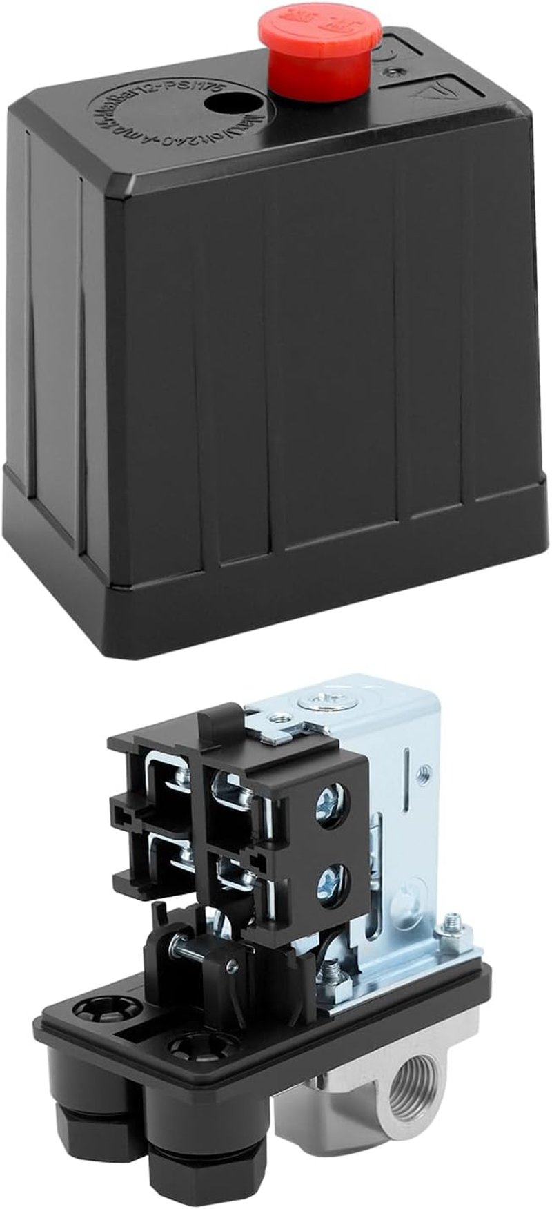 QWORK 4-utas nyomáskapcsoló 220V légkompresszorhoz