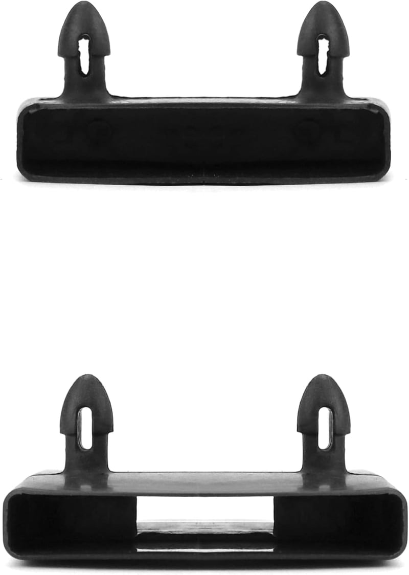 QWORK 72 db ágykeretes sapka szett, fekete, 55x9 mm, oldal és közép