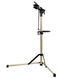 QWORK Alumínium Kerékpár Szerelőállvány - 360° Forgatható, 58-156 cm Állítható Magasság, 50 kg Teherbírás, Mágneses Szerszámtartóval 1