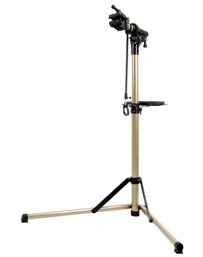 QWORK Alumínium Kerékpár Szerelőállvány - 360° Forgatható, 58-156 cm Állítható Magasság, 50 kg Teherbírás, Mágneses Szerszámtartóval