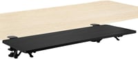QWORK Asztalhosszabbító Konzol Szett - 2 db Összecsukható Asztalrögzítő Tartó 1-5 cm Vastag Asztallapokhoz, Levehető Asztalbővítő 5