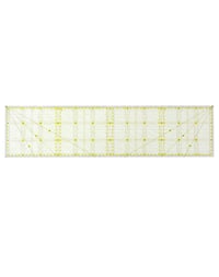 QWORK Átlátszó Műanyag Vonalzó 15x60 cm - Francia Stílusú Varrási Segédeszköz Szögjelzőkkel Patchwork és Quilting Munkákhoz 5