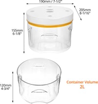 QWORK Epoxy Resin Vákuumkamra 2000ml Légbuborék Eltávolítás 10 Perc 6