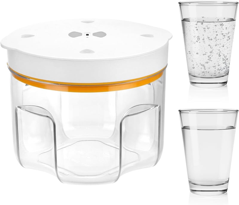 QWORK Epoxy Resin Vákuumkamra 2000ml Légbuborék Eltávolítás 10 Perc