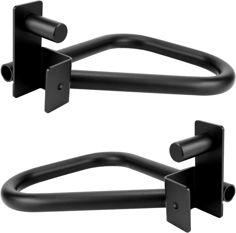 QWORK fekete acél fekvőtámasz nyújtó dip bar rúd kiegészítő power rackhez 5x5 cm-es csővázas kerettel kompatibilis