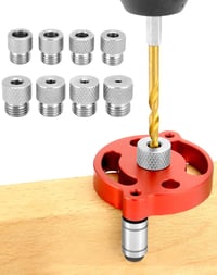 QWORK Fúrásközpont Kereső 3-10mm Fúrófejjel Famegmunkáláshoz 1