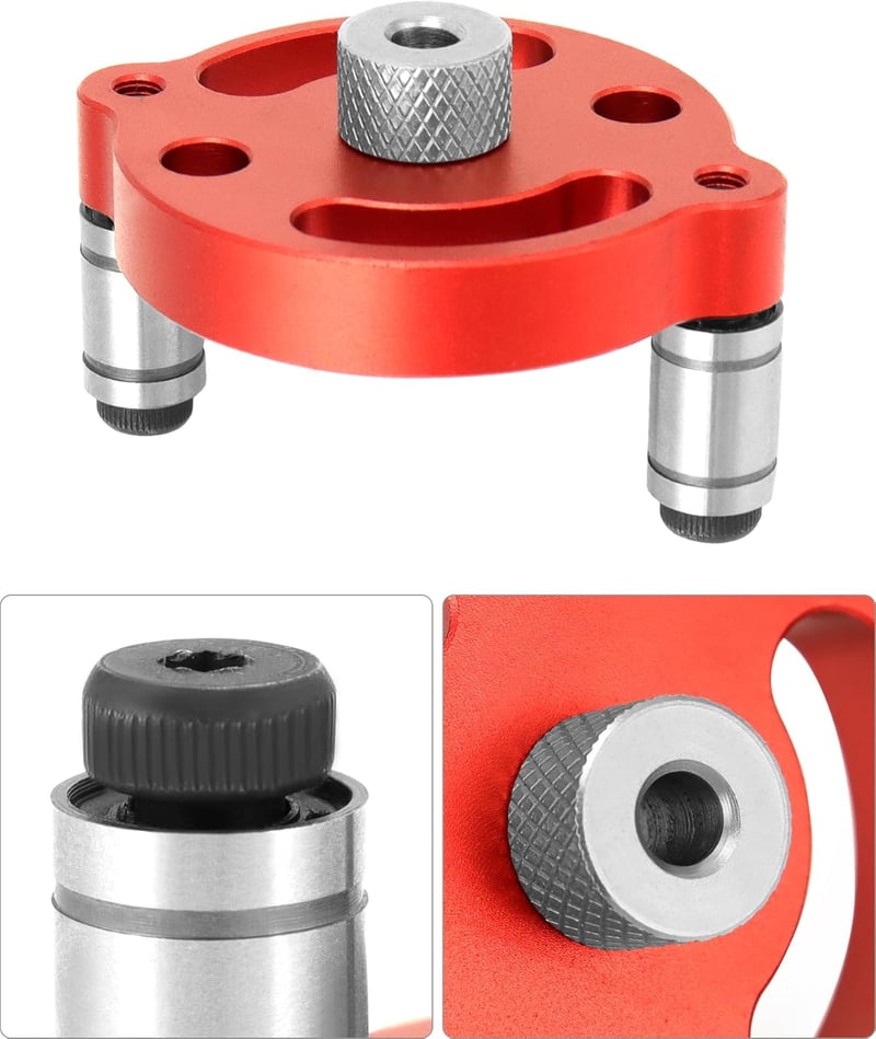 QWORK Fúrásközpont Kereső 3-10mm Fúrófejjel Famegmunkáláshoz
