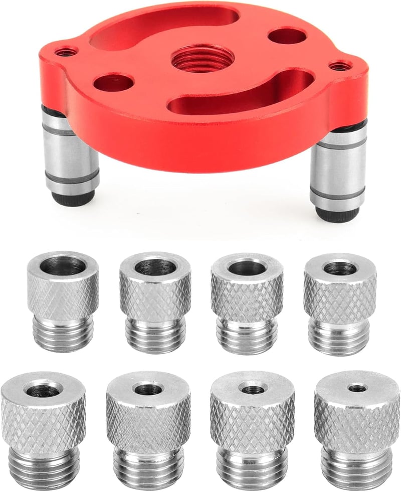 QWORK Fúrásközpont Kereső 3-10mm Fúrófejjel Famegmunkáláshoz