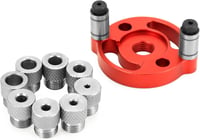 QWORK Fúrásközpont Kereső 3-10mm Fúrófejjel Famegmunkáláshoz 7