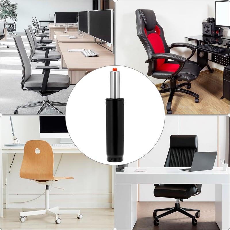 QWORK Gázliftes Irodai Szék Alkatrész 25-34cm Rozsdamentes Acél