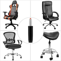 QWORK Gázliftes Irodai Szék Alkatrész 25-34cm Rozsdamentes Acél 5