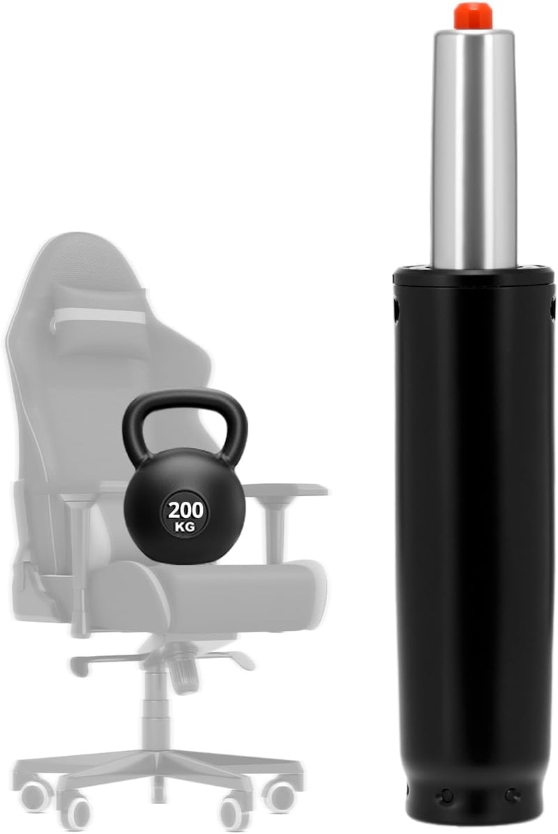 QWORK Gázliftes Irodai Szék Alkatrész 25-34cm Rozsdamentes Acél