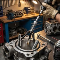 QWORK Honing Tool 32-89mm Hengerhonolás 3-Karos Hengermegmunkáló Eszköz 4