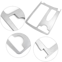 Ramă decorativă pentru suport de pahare consolă centrală QWORK, piesă de schimb compatibilă cu Mercedes Benz Clasa C W204 și Clasa E W212 2
