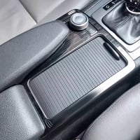 Ramă decorativă pentru suport de pahare consolă centrală QWORK, piesă de schimb compatibilă cu Mercedes Benz Clasa C W204 și Clasa E W212 4