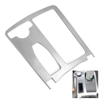Ramă decorativă pentru suport de pahare consolă centrală QWORK, piesă de schimb compatibilă cu Mercedes Benz Clasa C W204 și Clasa E W212 1