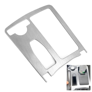 Ramă decorativă pentru suport de pahare consolă centrală QWORK, piesă de schimb compatibilă cu Mercedes Benz Clasa C W204 și Clasa E W212