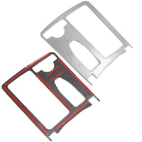Ramă decorativă pentru suport de pahare consolă centrală QWORK, piesă de schimb compatibilă cu Mercedes Benz Clasa C W204 și Clasa E W212 5