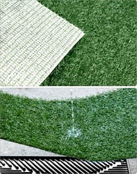 Toaletă pentru câini QWORK cu iarbă artificială 63x51 cm, tăviță pentru căței cu 3 straturi și scurgere, covoraș absorbant lavabil pentru câini de talie mică și medie, pentru interior și balcon 3