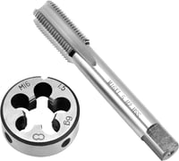 QWORK M16 x 1.5 mm Menet Vágó és Szerszám Készlet 1
