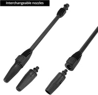 QWORK magasnyomású mosó adapter csere fúvókákkal, kompatibilis K-sorozatú K2, K3, K4, K5, K6, K7 mosóberendezésekhez 3