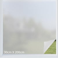Folie mată pentru geam QWORK, autoadezivă, statică, protecție UV, 30x200 cm 7