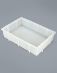 QWORK Nagy Méretű Téglalap Alakú Szilikon Öntőforma Epoxi Gyantához - DIY Tálcákhoz, Dekorációkhoz, Virágok Tartósításához, 24,5 x 17 x 5 cm 7