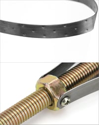 QWORK Olajszűrő Kulcs Fém Szíjjal 60-120mm Átmérőhöz 5