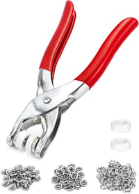QWORK Patentgomb készlet 100 db 9,5 mm patentgombbal és fogóval 1
