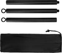 QWORK pilates tyč s odporovými gumami, 3-dielna, 108 cm, max. 360 kg 7