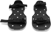 QWORK Profi Szegecses Cipő 25mm Tüskékkel Epoxi Padlóhoz Zöld Pár - 1 paire, Black 2