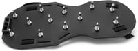 QWORK Profi Szegecses Cipő 25mm Tüskékkel Epoxi Padlóhoz Zöld Pár - 1 paire, Black 5