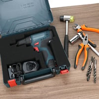 QWORK Raster spužva u kockicama 4 kom 400x300x25 mm + 4 kom 400x300x10 mm za zaštitu alata, kamera i kozmetike 6